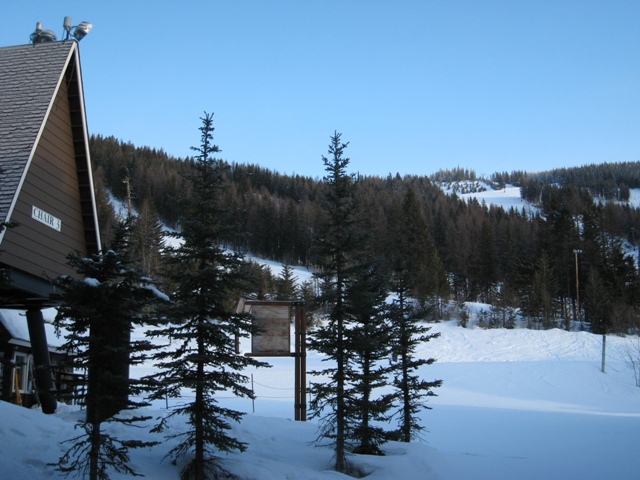 View of Chair Lift 3 from Kintla Lodge